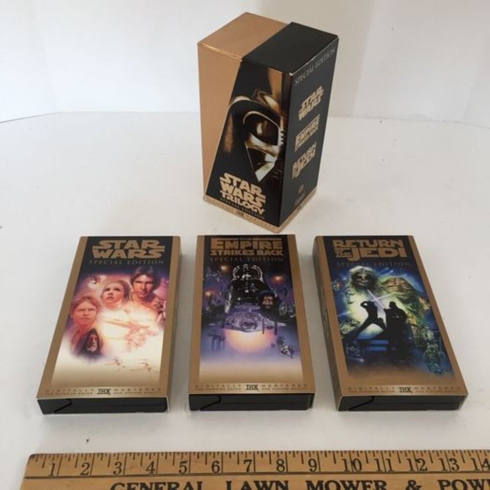 Star Wars  VHS   3 cassette set